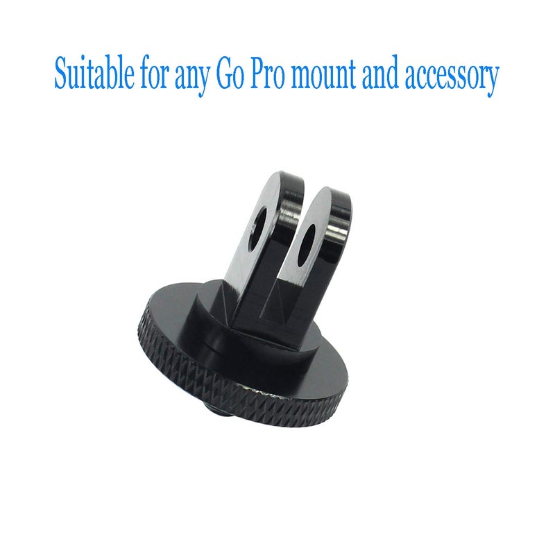 Sruim Camera Tripod Mount for Gopro Adapter, 2Pcs 1/4-20 Screw Conversion Adapter for GoPro Hero10, Insta360 X5 X4 X3, X2, Go 2, DJI OSMO Action and Other Action Cameras - Image 3